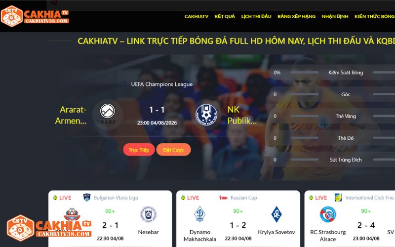 CakhiaTV là gì? Giới thiệu tổng quan về Cakhiatv